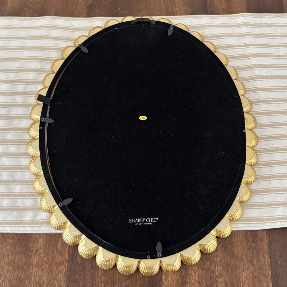 Shabby Chic Decorative Gold Oval Frame